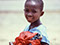 Portrait eines Kindes aus Ghana