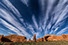 Dramatic sky at Arches National Park, Utah, USA