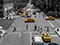 Strassenbild in New York City mit selektiver Farbe